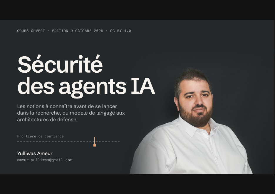 Couverture du cours Sécurité des agents IA